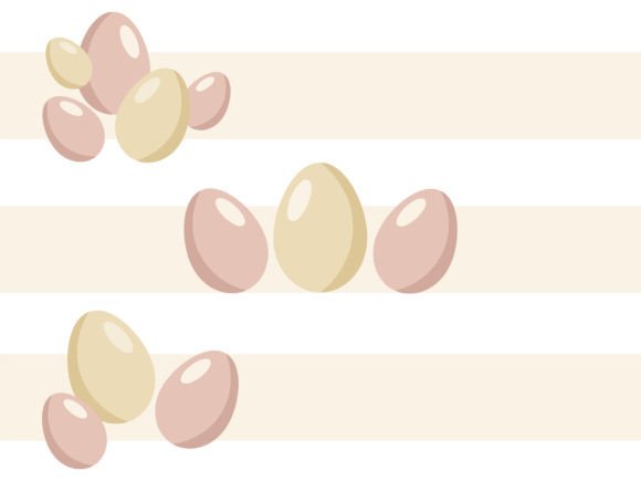 Easter Eggs Frame Background