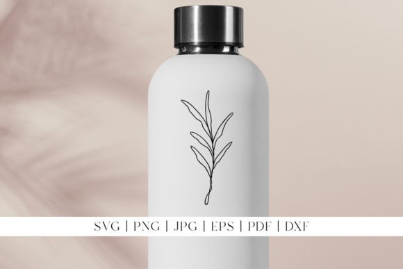 Leaf Line Art Delicate Botanicals