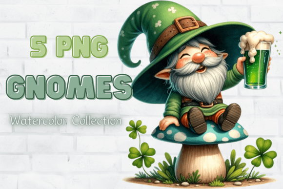 Leprechaun Lucky Clover Irish Gnomes