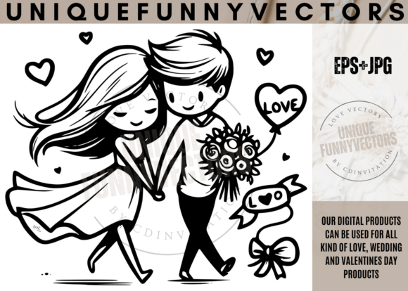 Love and Marriage Stick Figures SVG 90