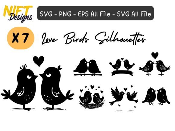 Love Birds Silhouettes SVG Review