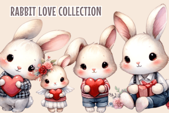 Rabbit Love Collection Valentine's Day