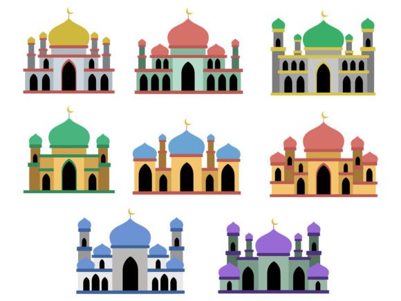 Ramadhan Background with Islamic Mosque