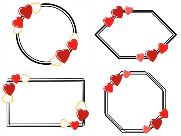 Valentine Frame Heart Background